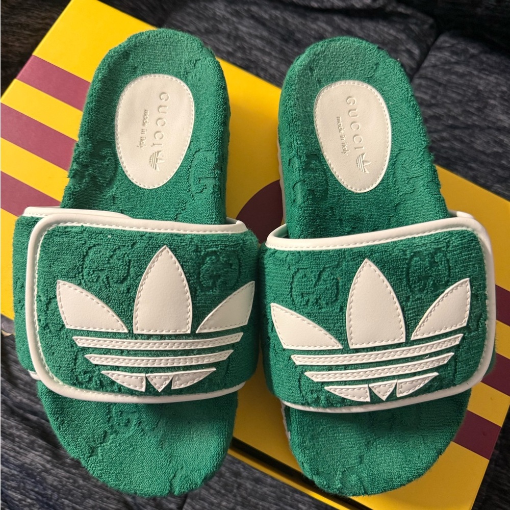 Gucci x Adidas gg platform slide